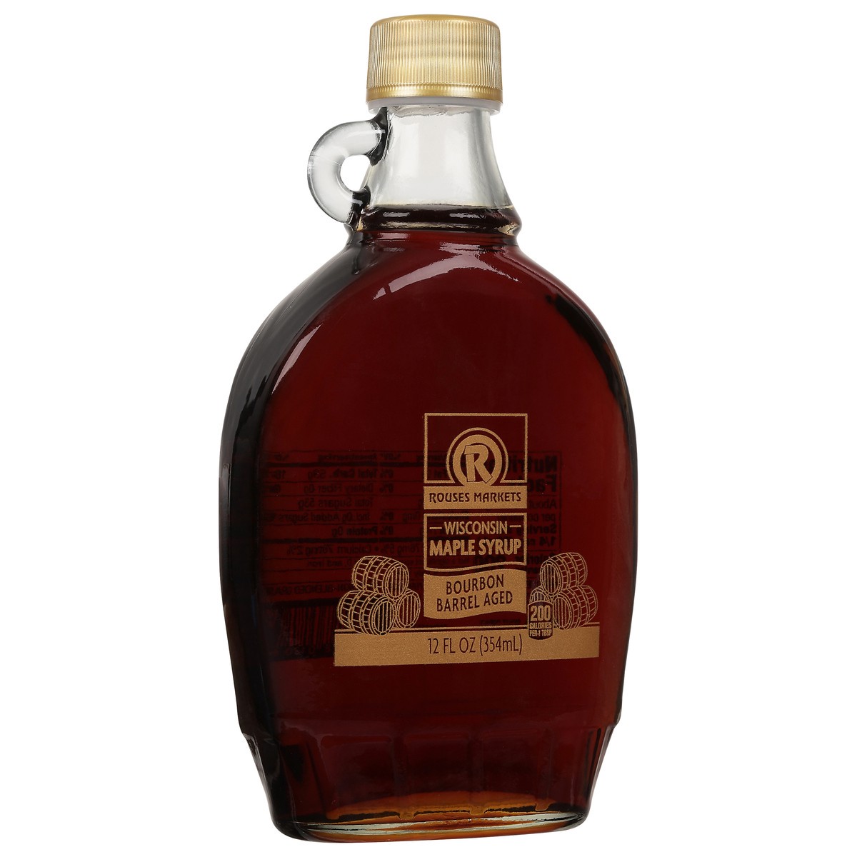 slide 10 of 11, Rouses Markets Bourbon Barrel Aged Wisconsin Maple Syrup - 12 fl oz, 12 fl oz