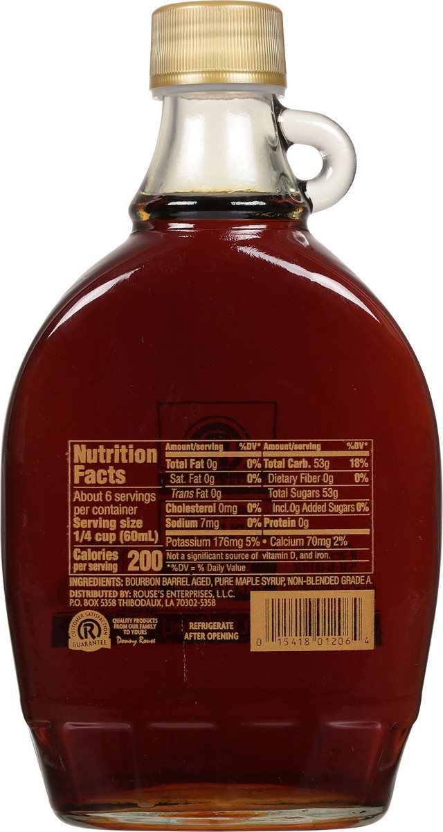 slide 2 of 11, Rouses Markets Bourbon Barrel Aged Wisconsin Maple Syrup - 12 fl oz, 12 fl oz