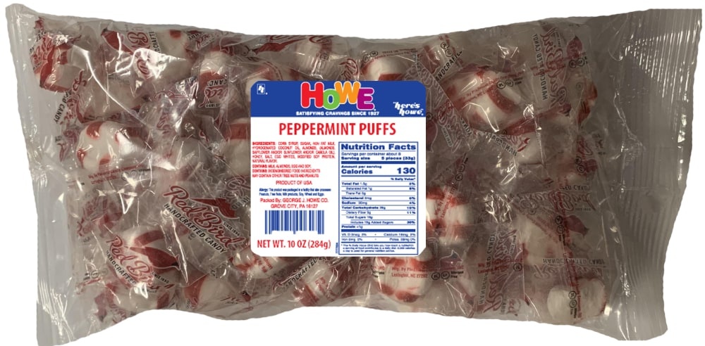 slide 1 of 1, George Howe Peppermin Puffs, 10 oz