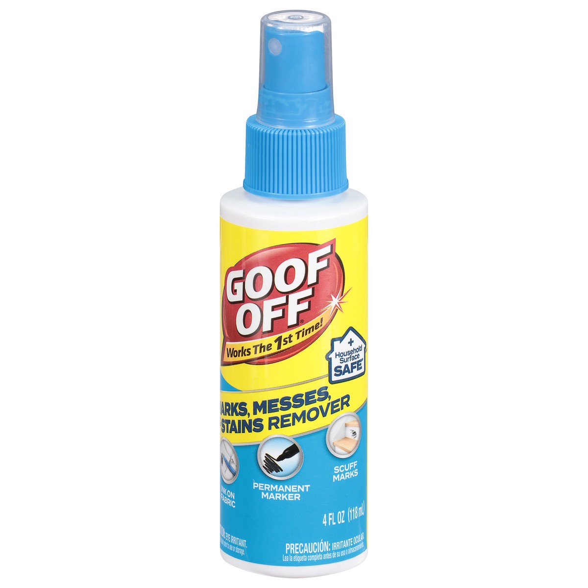 slide 4 of 9, Goof Off Marks, Messes & Stains Remove 4 fl oz, 4 fl oz