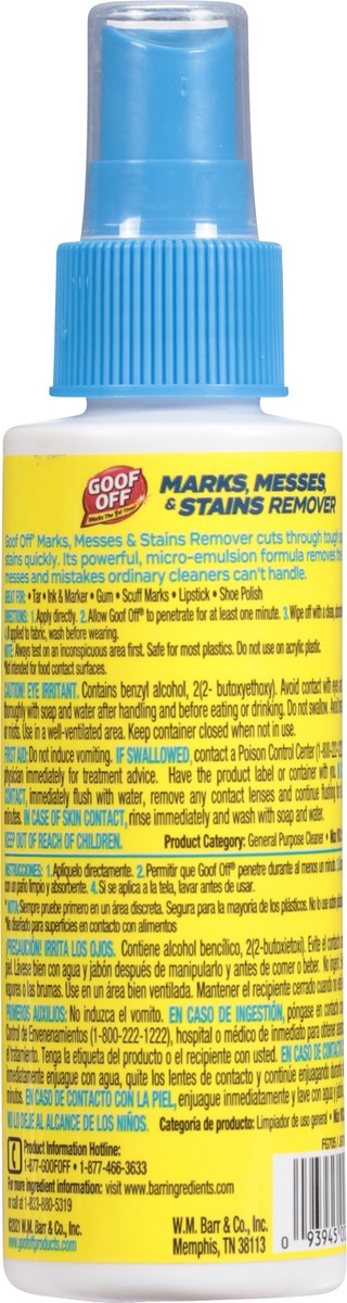 slide 6 of 9, Goof Off Marks, Messes & Stains Remove 4 fl oz, 4 fl oz