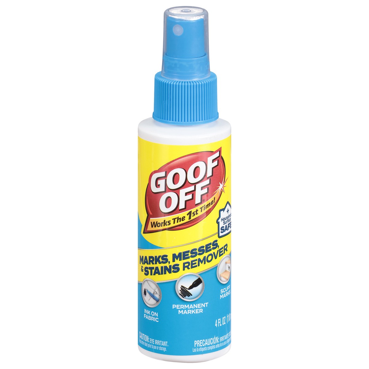 slide 1 of 9, Goof Off Marks, Messes & Stains Remove 4 fl oz, 4 fl oz