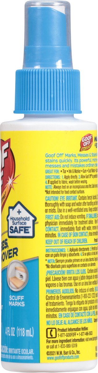 slide 8 of 9, Goof Off Marks, Messes & Stains Remove 4 fl oz, 4 fl oz