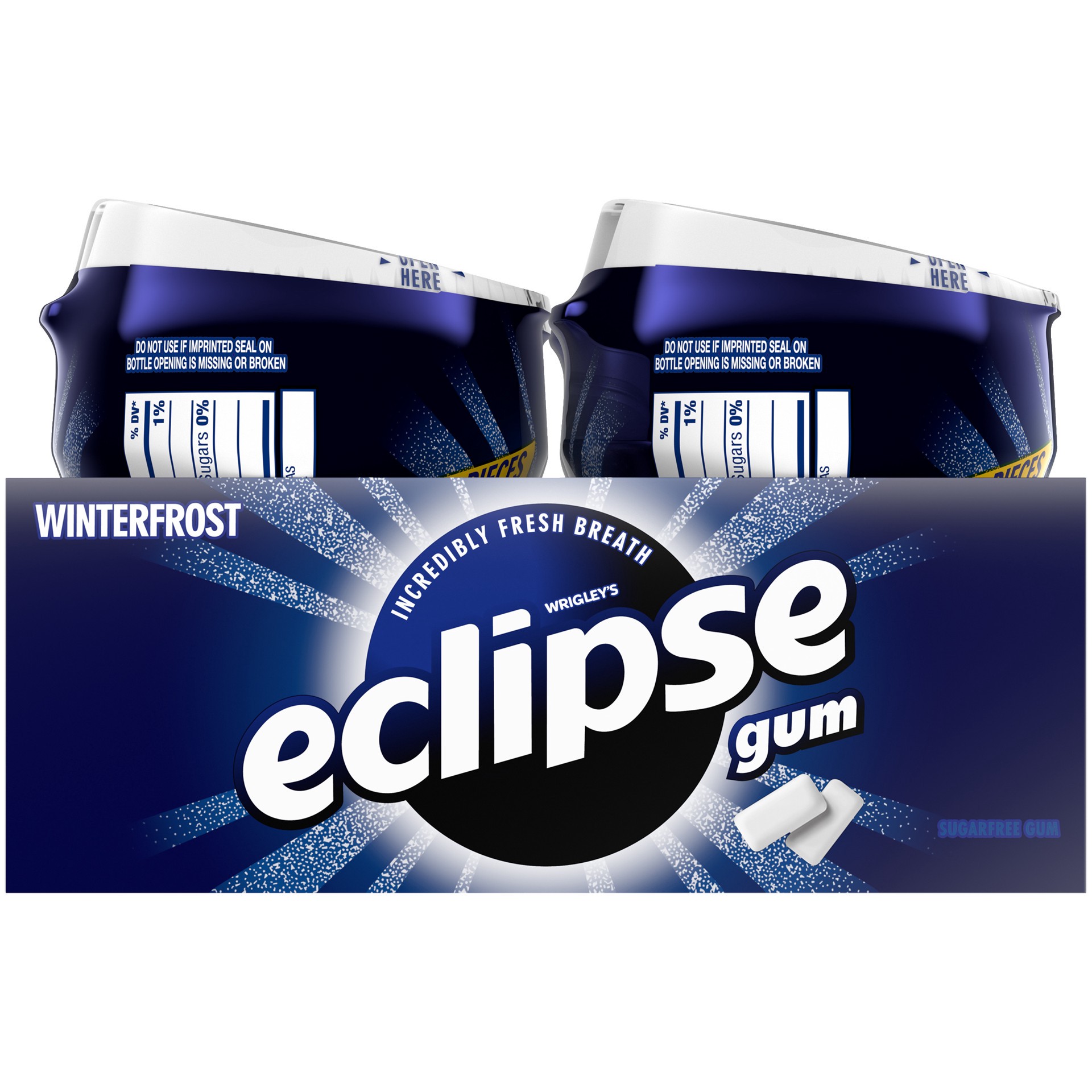 slide 5 of 5, Eclipse Sugar Free Winterfrost Gum 4 ea, 4 ct