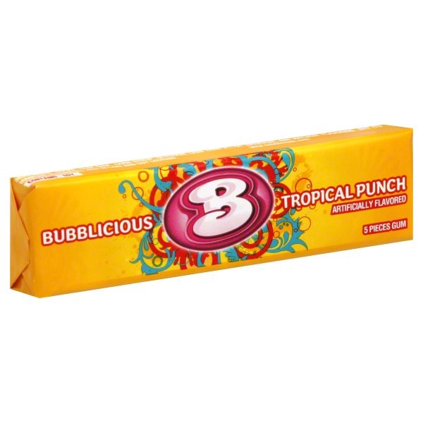 slide 1 of 1, Bubblicious Gum 5 ea, 5 ct