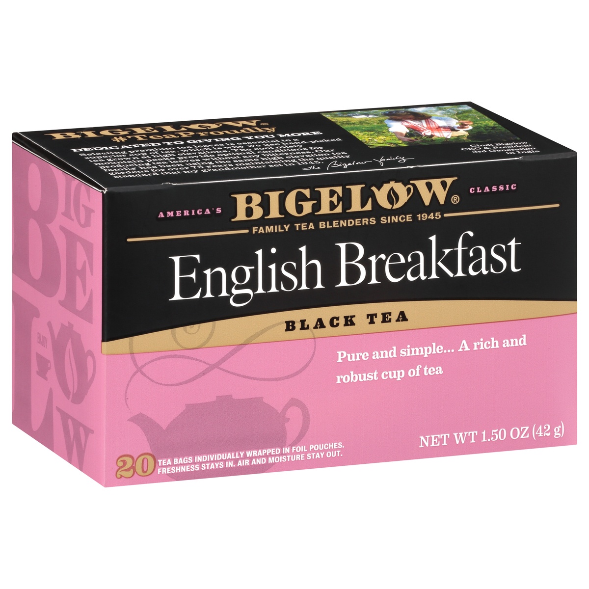 slide 2 of 9, Bigelow English Breakfast Tea, 20 ct