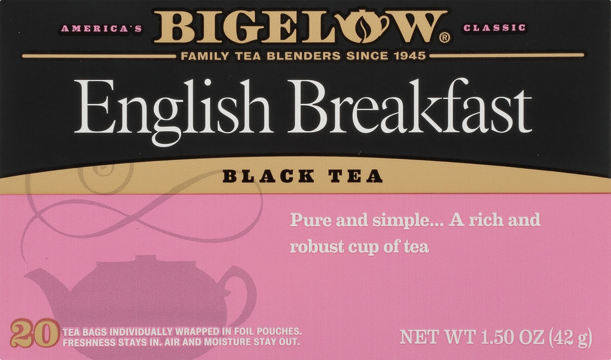 slide 8 of 9, Bigelow English Breakfast Tea, 20 ct