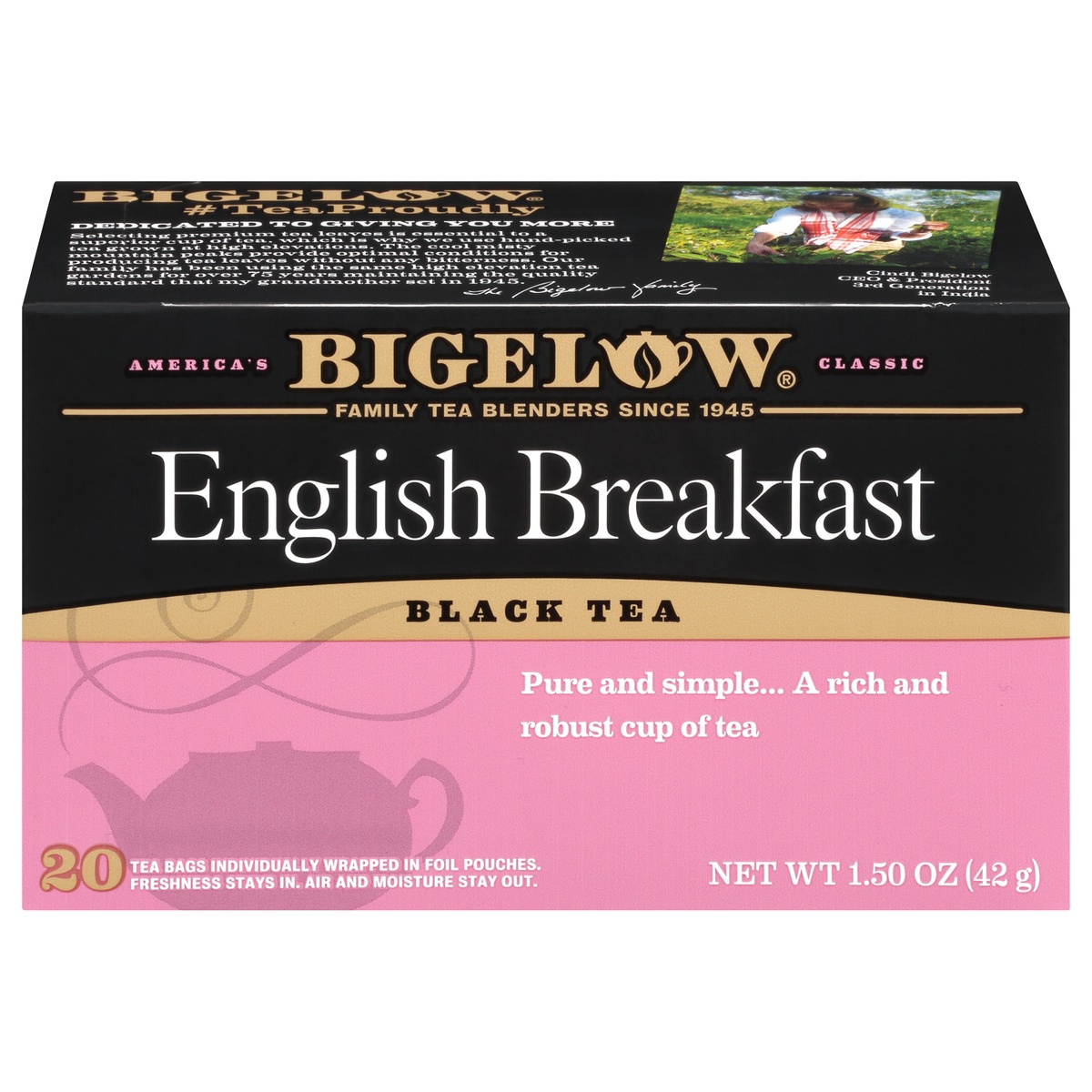 slide 1 of 9, Bigelow English Breakfast Tea, 20 ct