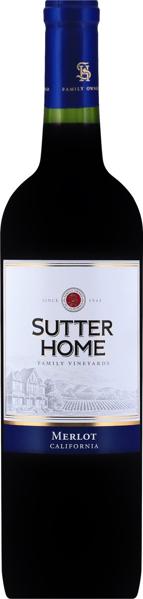 slide 1 of 1, Sutter Home California Merlot 750 ml, 750 ml