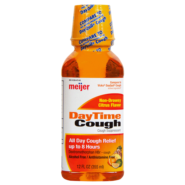 slide 1 of 1, Meijer Day Time Cough Suppressant Citrus Blend, 10 oz