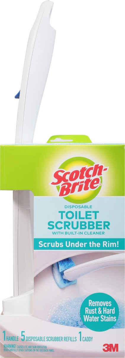 slide 5 of 9, Scotch-Brite Disposable Toilet Scrubber 1 ea, 5 ct