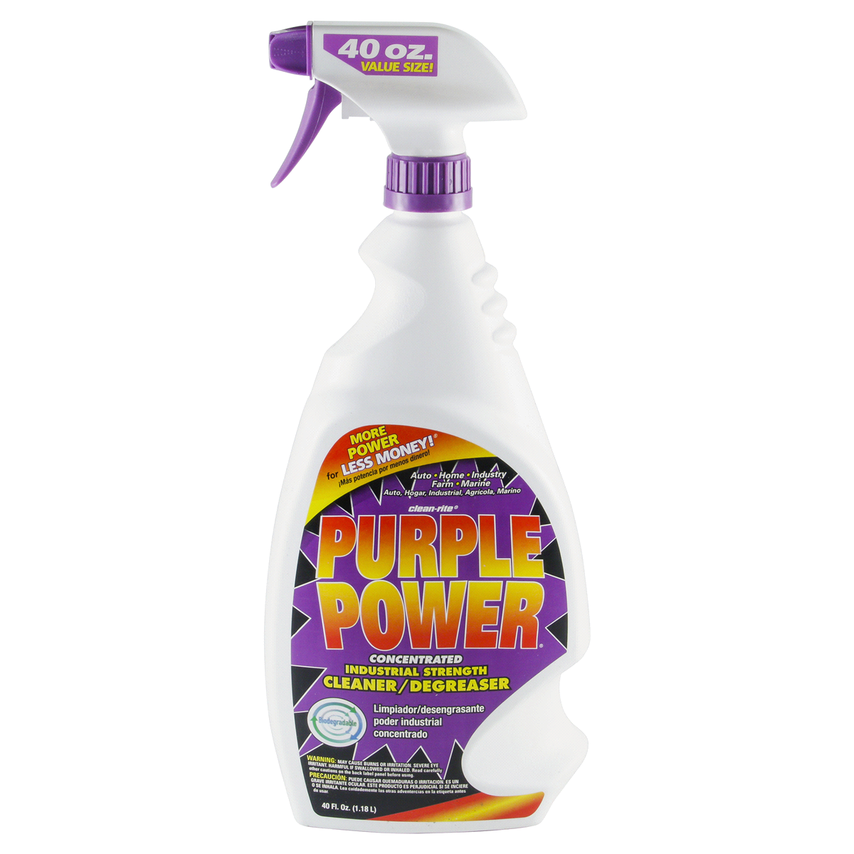 slide 1 of 5, Purple Power Industrial Strength Cleaner/Degreaser, 40 fl oz