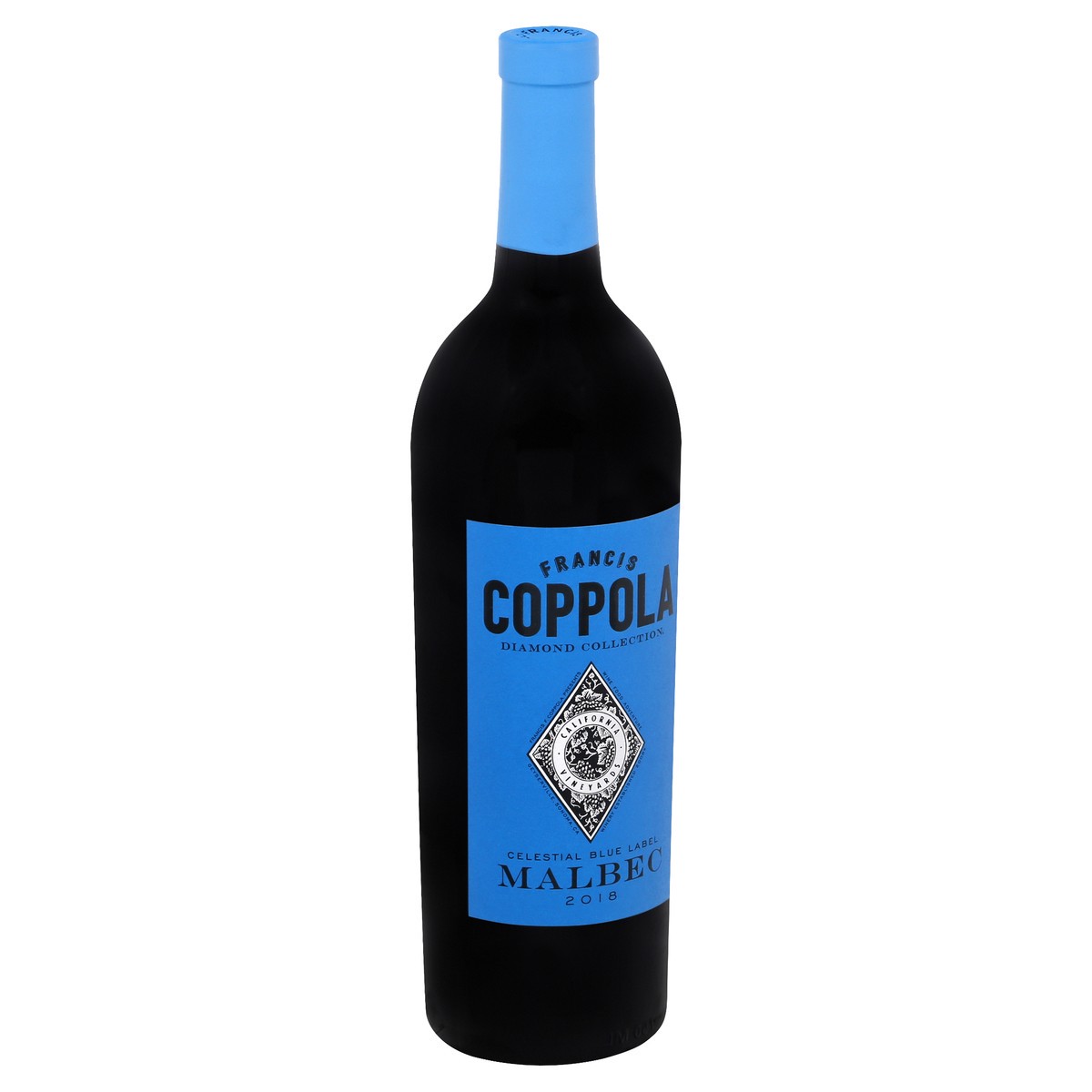 slide 7 of 8, Coppola Celestial Blue Label Malbec 750 ml, 750 ml