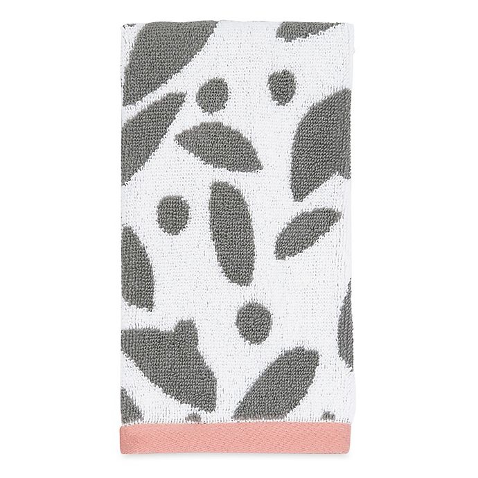 slide 1 of 1, DKNY Petals Fingertip Towel - Blush, 1 ct
