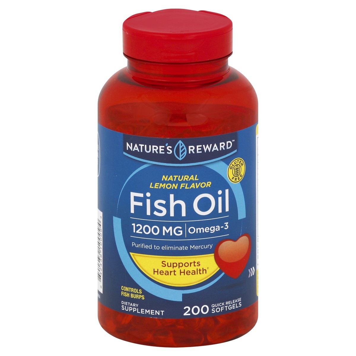 slide 2 of 3, Nature's Reward Fish Oil 200 ea, 200 ct