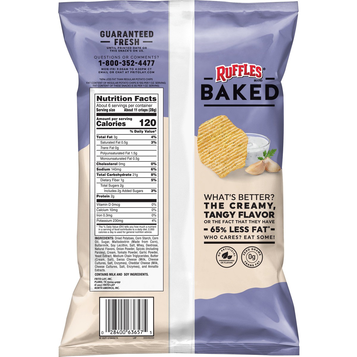 slide 4 of 6, Ruffles Potato Crisps, 6.25 oz