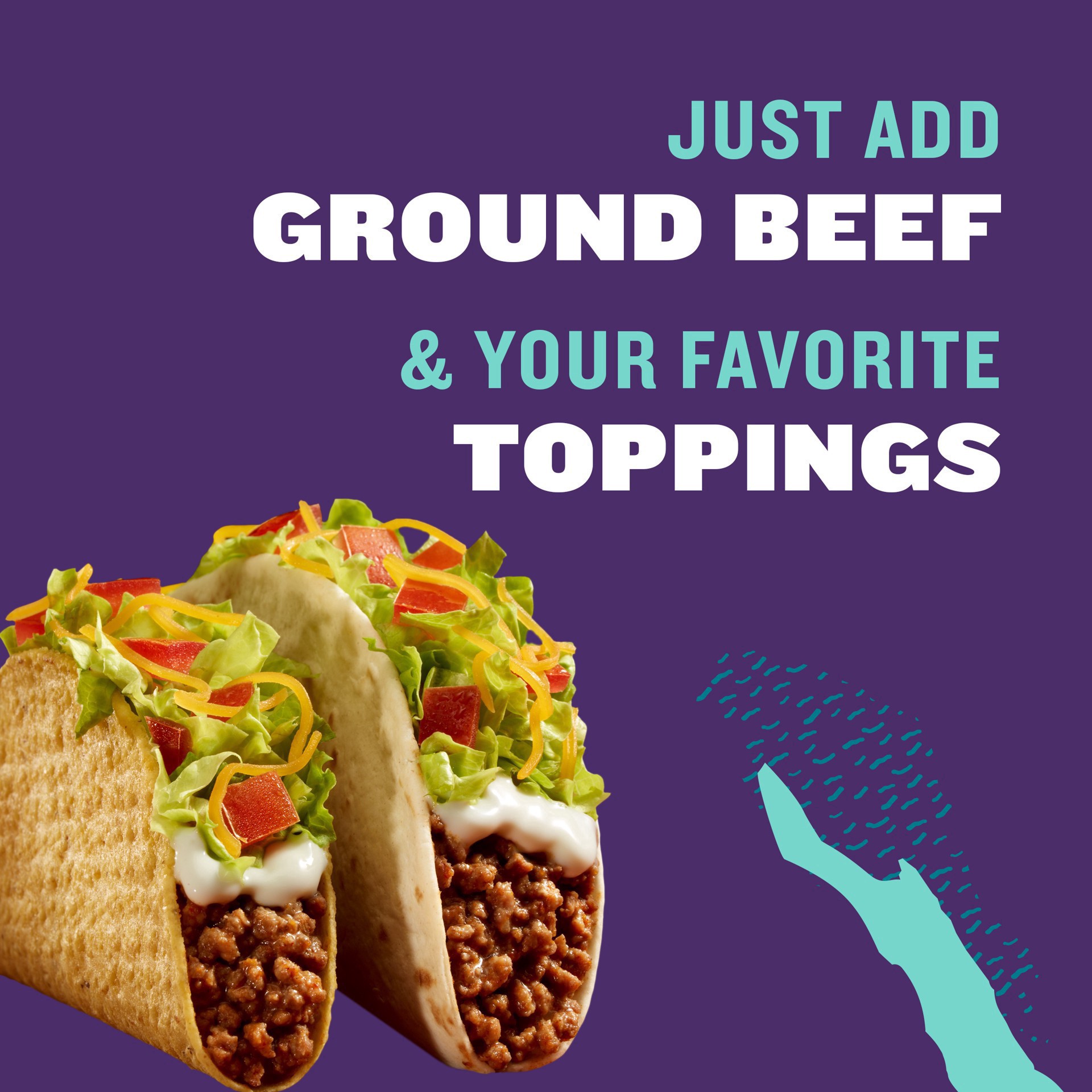slide 60 of 101, Taco Bell Crunchy & Soft Taco Cravings Kit with 6 Soft Tortillas, 6 Crunchy Taco Shells, Taco Bell Mild Sauce & Seasoning, 12.77 oz Box, 1 ct