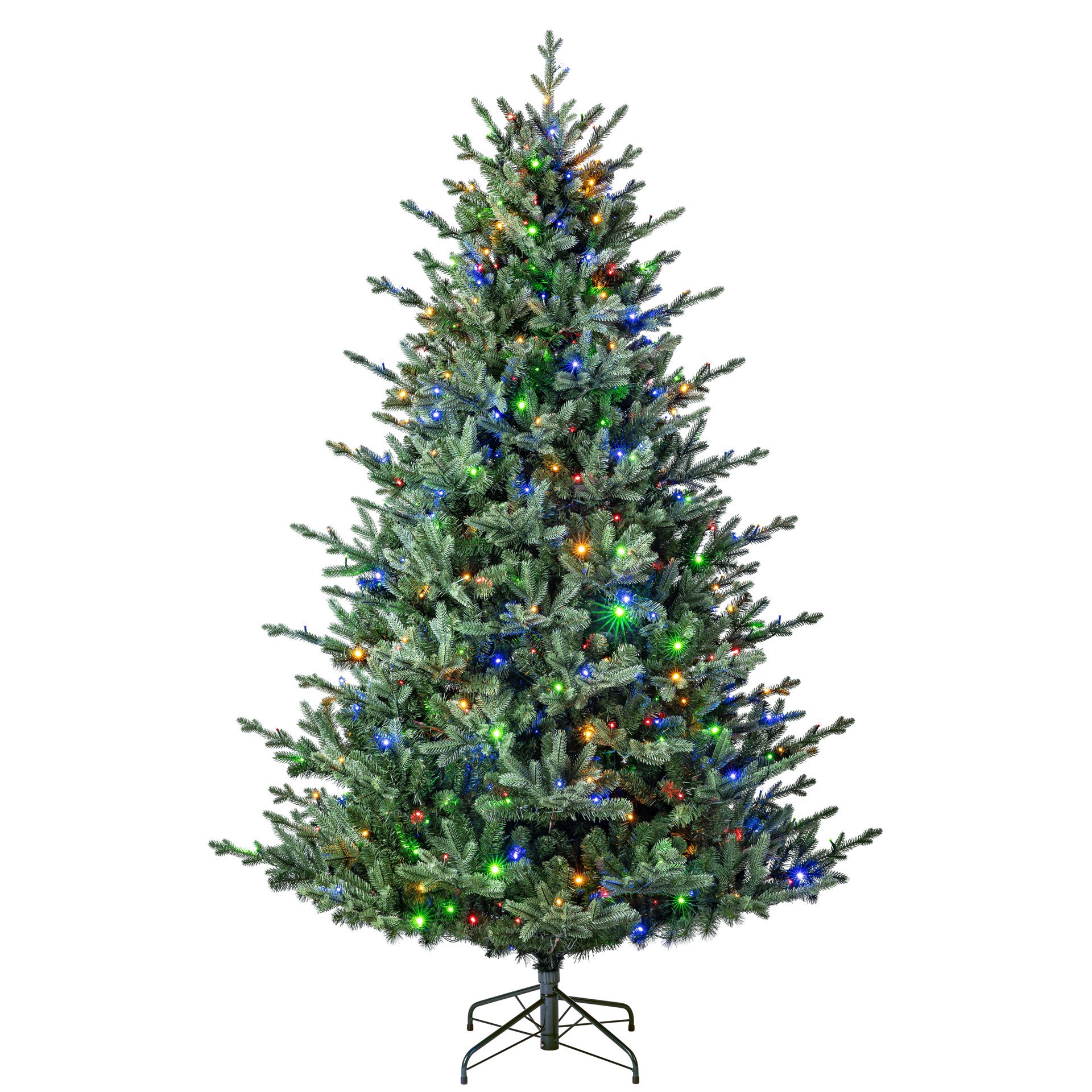 slide 4 of 12, 7.5ft. Pre-Lit Collins Fir Artificial Christmas Tree, Color Changing Mini Led Lights By Ashland - Includes A Tree Storage Bag, 7.5 ft