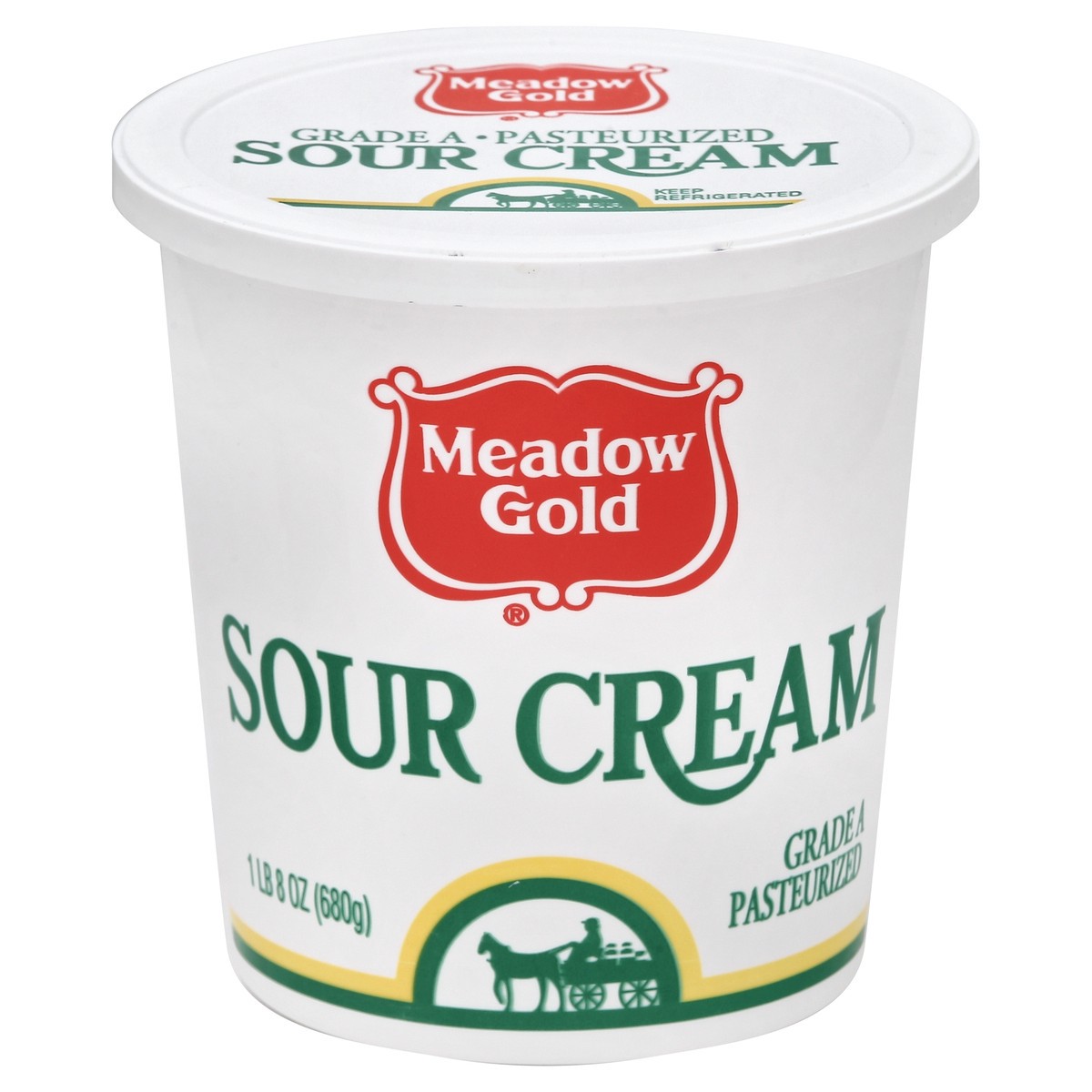 slide 2 of 4, Meadow Gold Sour Cream - 1lb 8oz, 24 oz