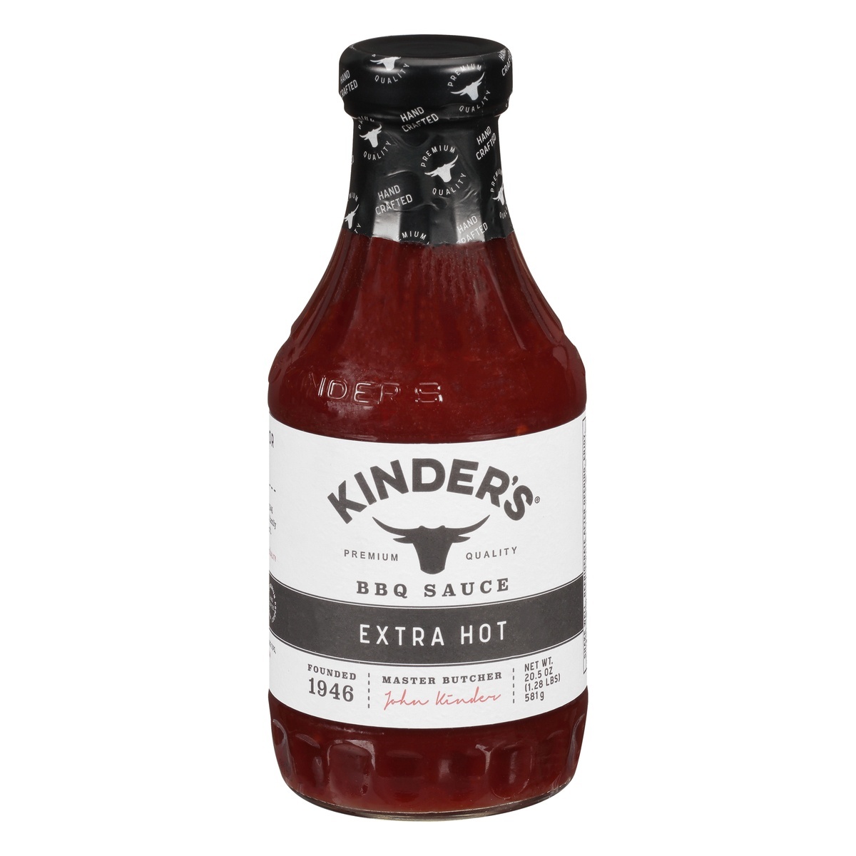 slide 1 of 1, Kinder's Exxxtra Hot Sauce BBQ, 