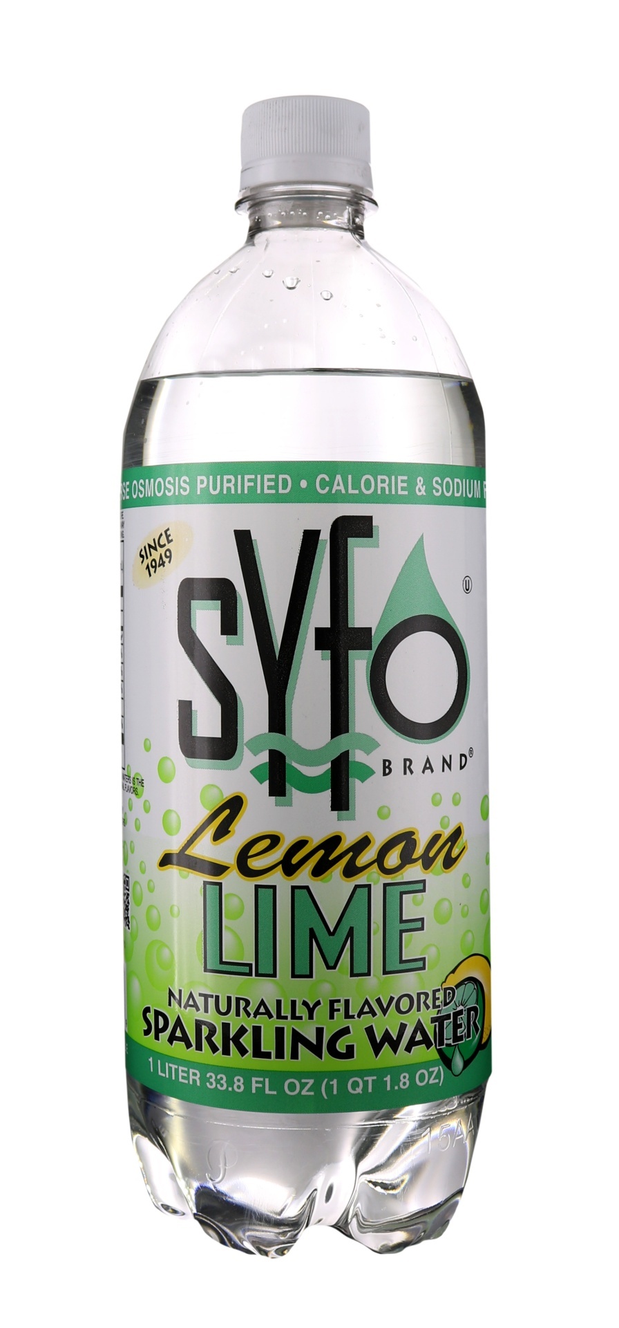 slide 1 of 1, Syfo Sparkling Water, Lemon Lime, 33.8 fl oz