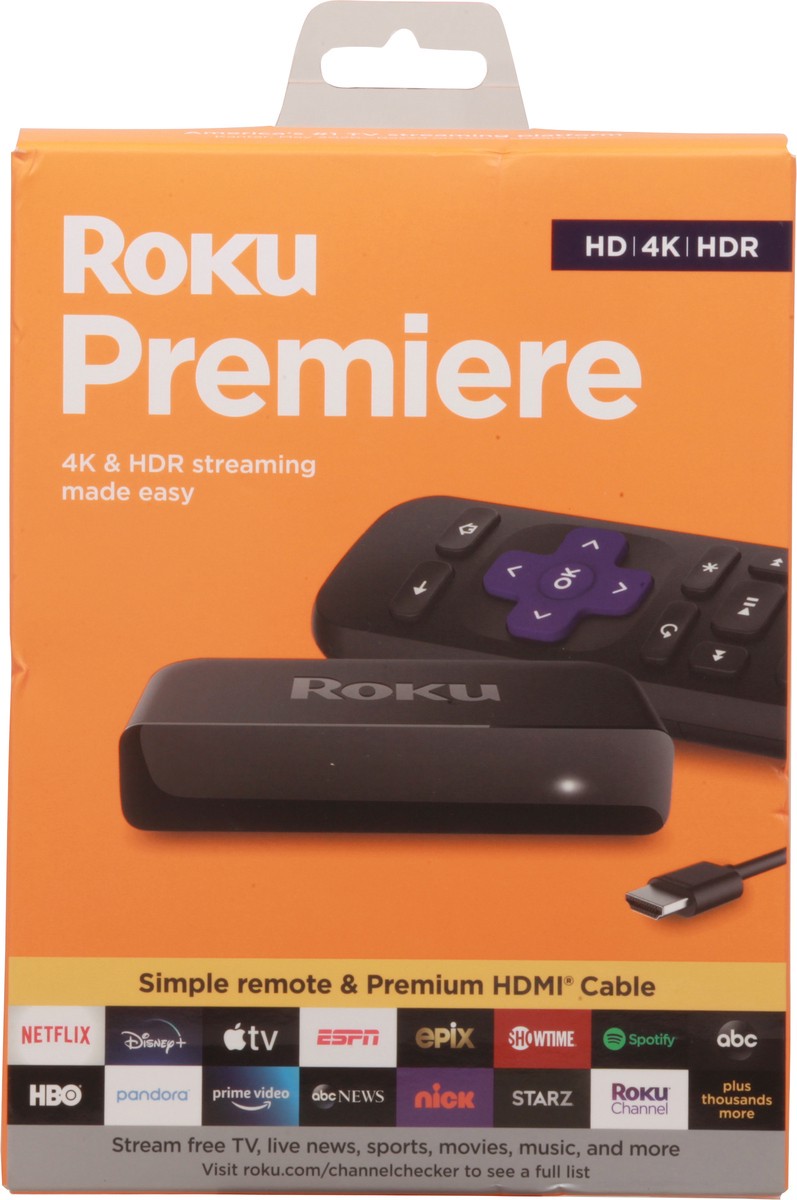 slide 6 of 9, Roku HD/4K/HDR Premiere Streaming Player 1 ea, 1 ct