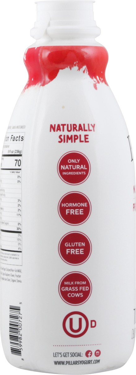 slide 3 of 9, Pillars Raspberry Drinkable Greek Yogurt 32 fl oz Bottle, 32 fl oz