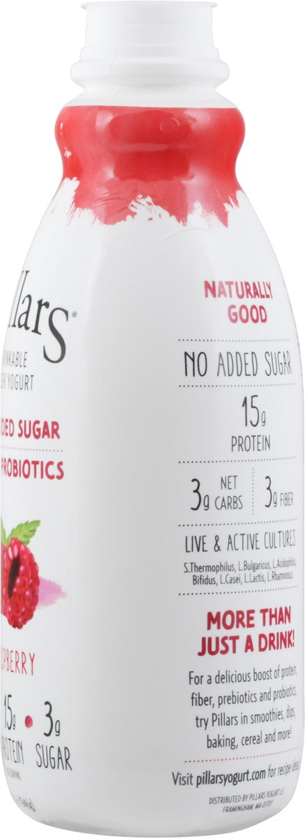 slide 9 of 9, Pillars Raspberry Drinkable Greek Yogurt 32 fl oz Bottle, 32 fl oz