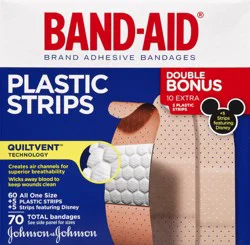 Band-Aid Adhesive Bandages 70 ea
