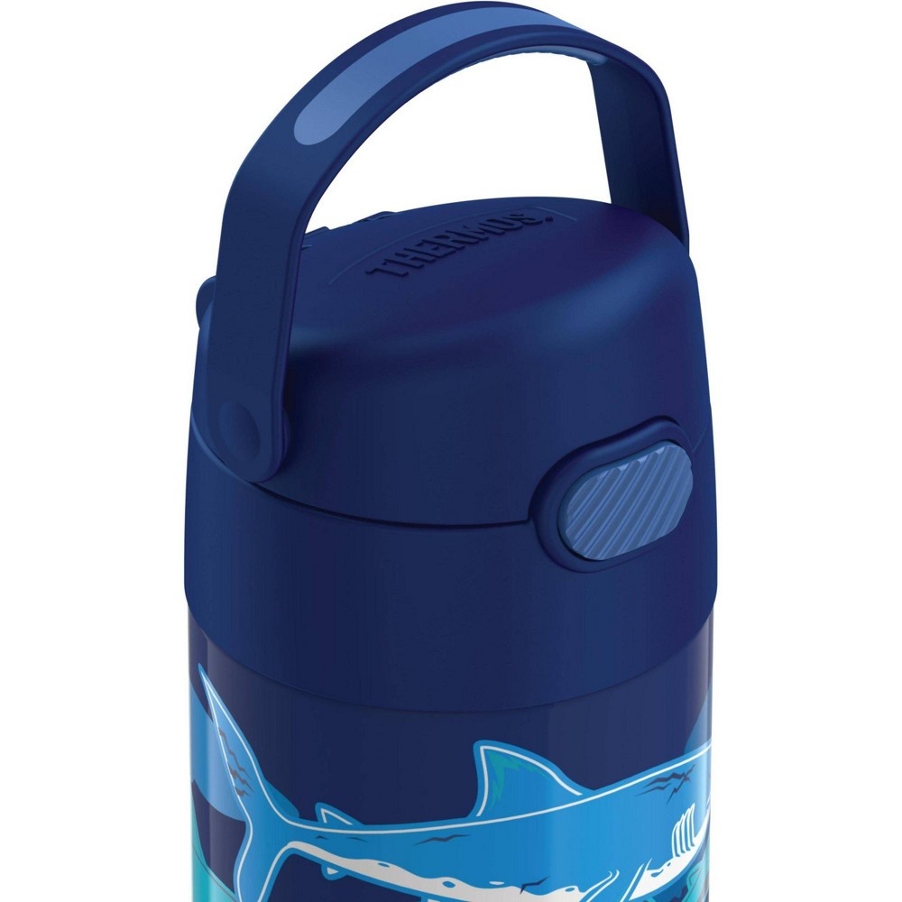 Thermos Sharks FUNtainer Water Bottle with Bail Handle Blue 12 oz Shipt