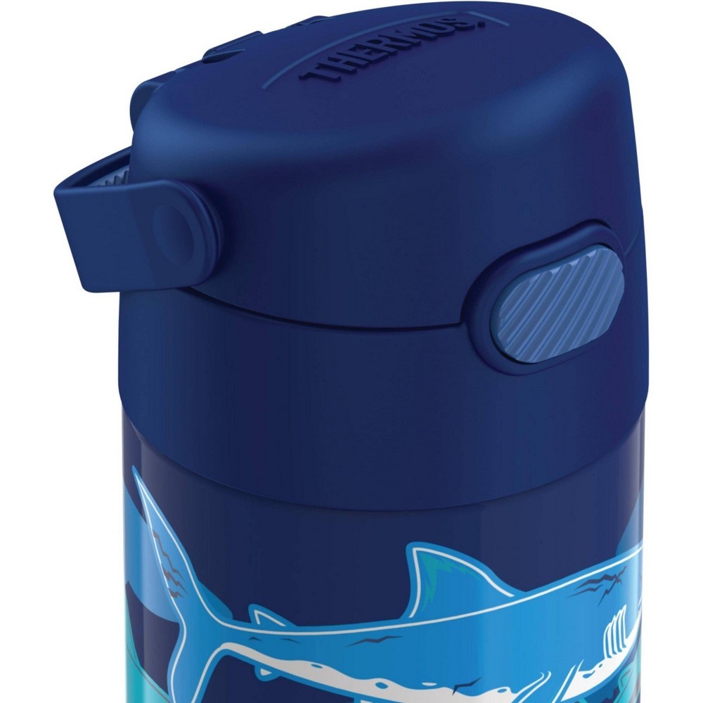 Thermos Sharks FUNtainer Water Bottle with Bail Handle Blue 12 oz Shipt