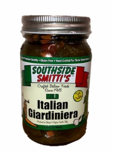 slide 1 of 1, Southside Smitti's Southside Smittis Mild Italian Giardiniera, 16 oz