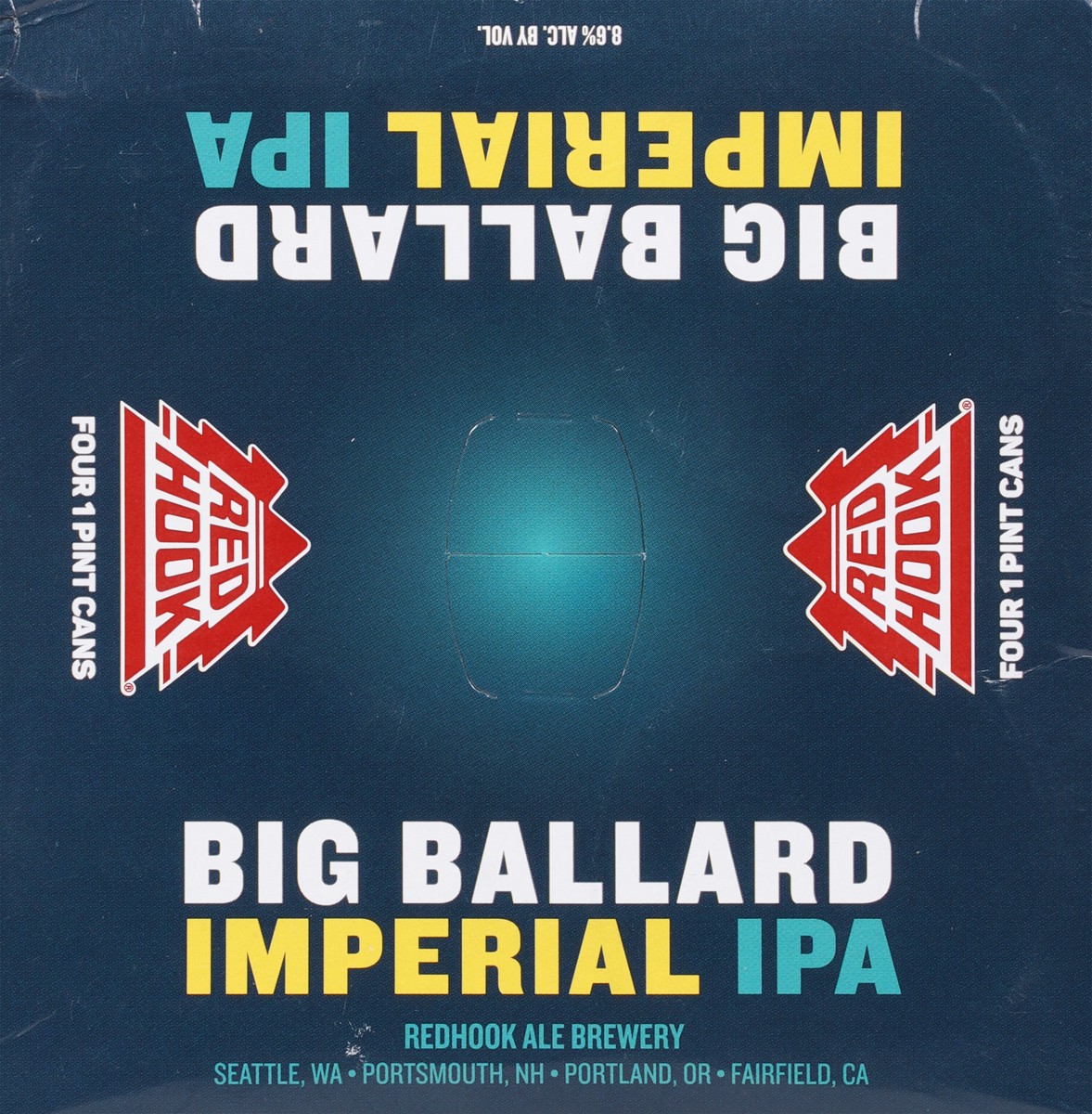 slide 9 of 9, Redhook Brewery Redhook Big Ballard Imperial IPA, 16oz. Can 4 pack, 4 ct; 16 fl oz