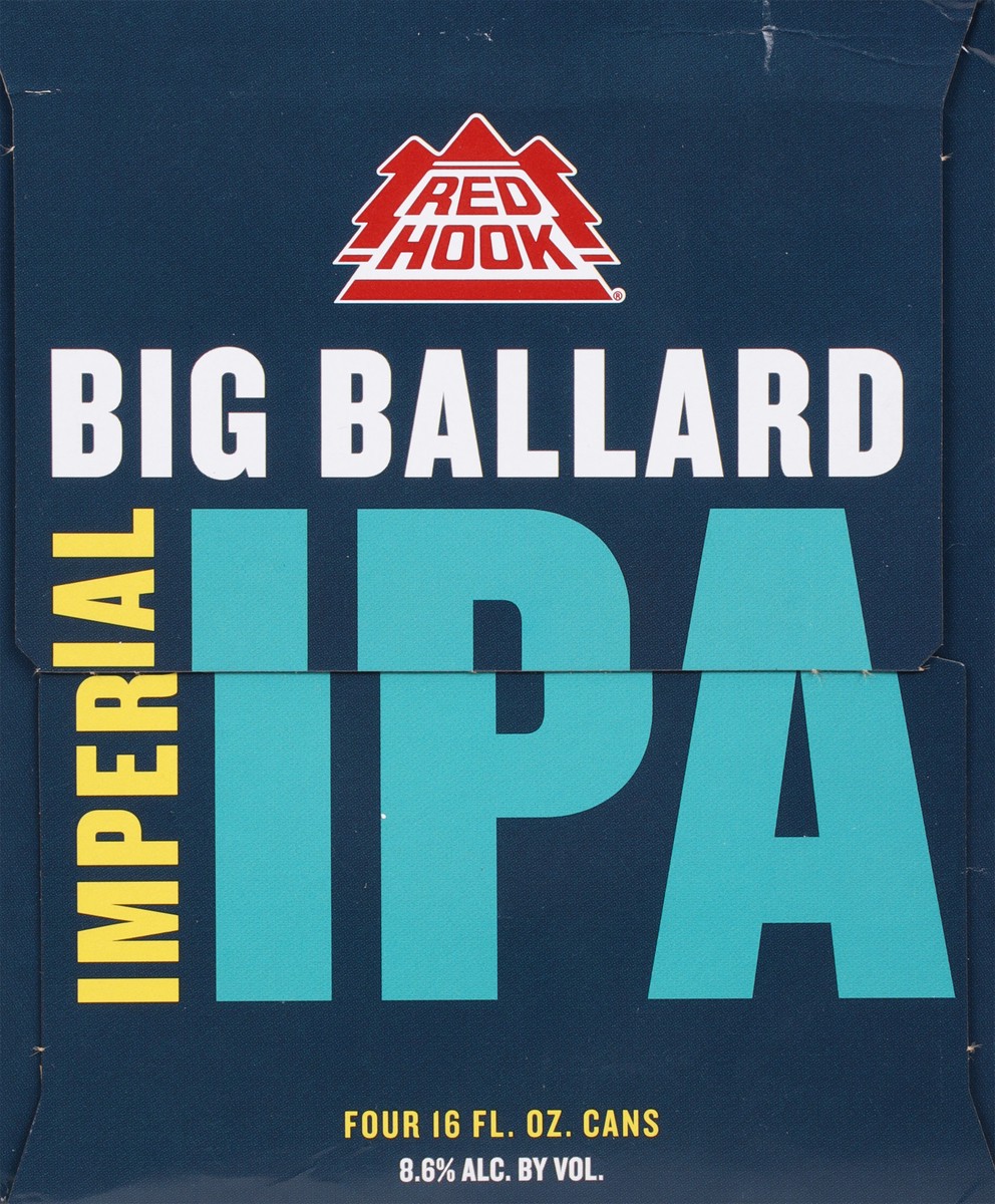 slide 2 of 9, Redhook Brewery Redhook Big Ballard Imperial IPA, 16oz. Can 4 pack, 4 ct; 16 fl oz