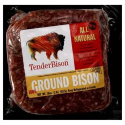 Tender Bison 90% Lean 10% Fat Ground Bison