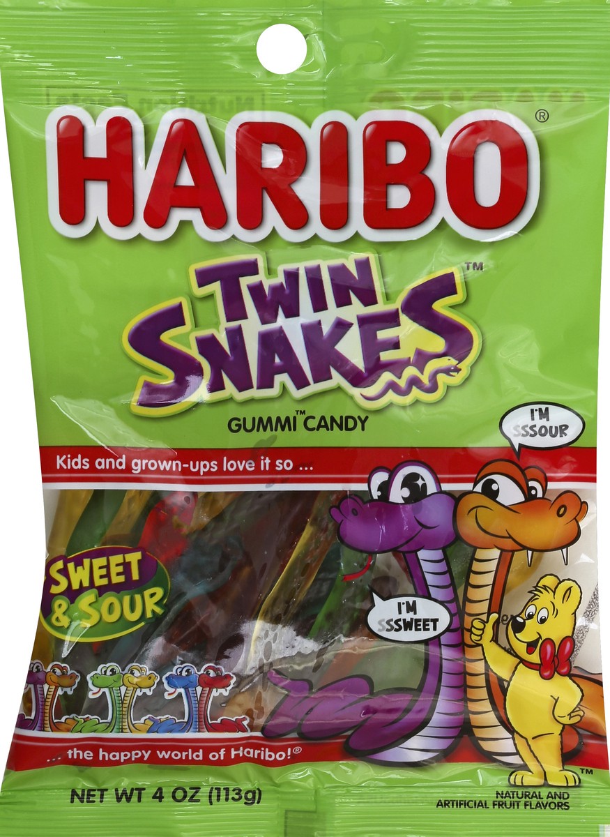 slide 1 of 4, Haribo Gummi Candy 4 oz, 4 oz