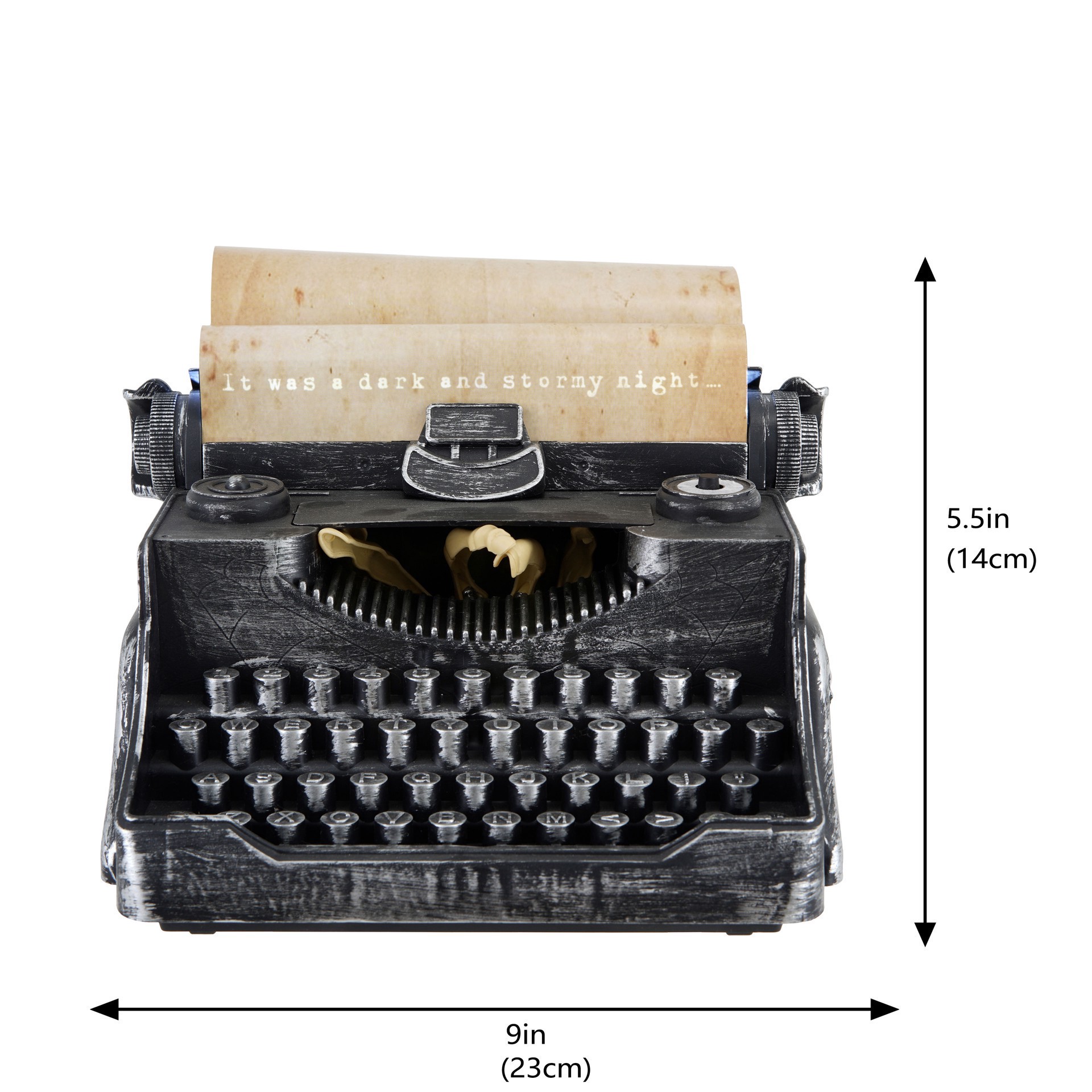 slide 2 of 4, 9" Animated Typewriter By Ashland, 9 in