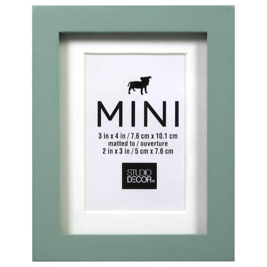 slide 1 of 4, Mini Frame With Mat By Studio Decor, 3.66 in x 4.61 in x 0.67 in