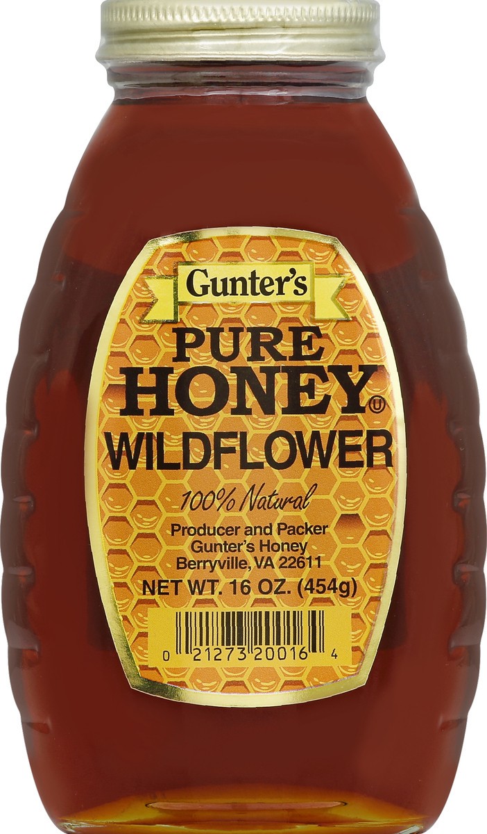 slide 2 of 2, Gunter's Honey Wildflower, 16 oz