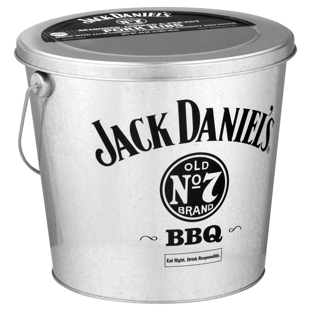 slide 2 of 11, Jack Daniel's Bucket Of Ribs, 64 oz