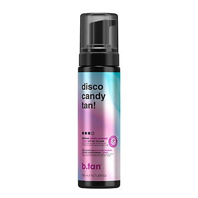 slide 1 of 1, b.tan Disco Candy Tan! Darkest Candy Scented 1 Hour Self Tan Mousse, 6.7 oz