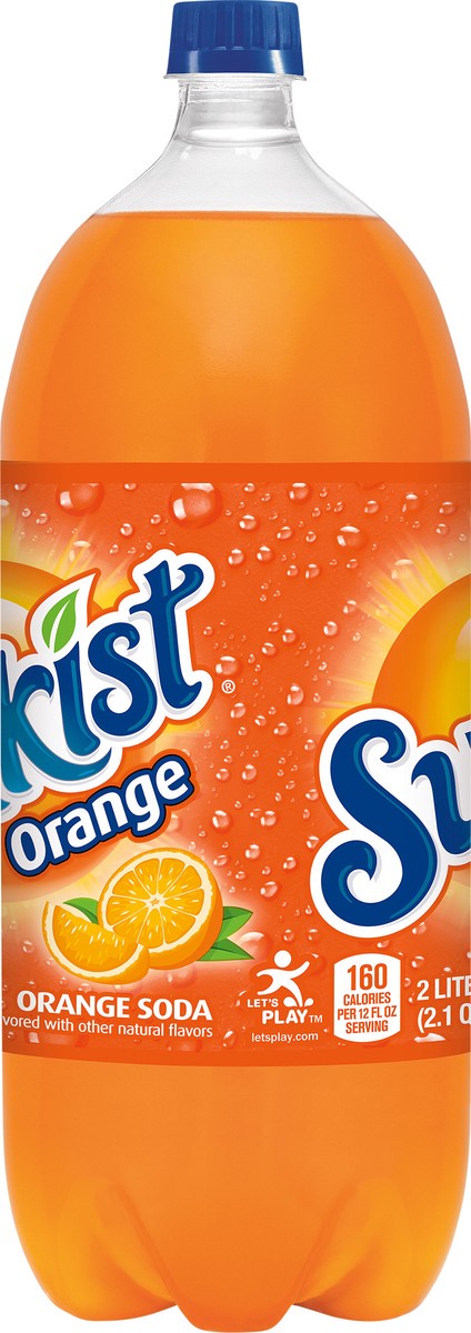 slide 3 of 12, Sunkist Orange Soda- 2.10 qt, 2.10 qt