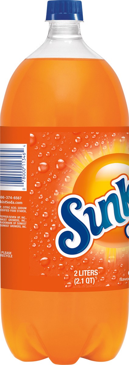 slide 10 of 12, Sunkist Orange Soda- 2.10 qt, 2.10 qt