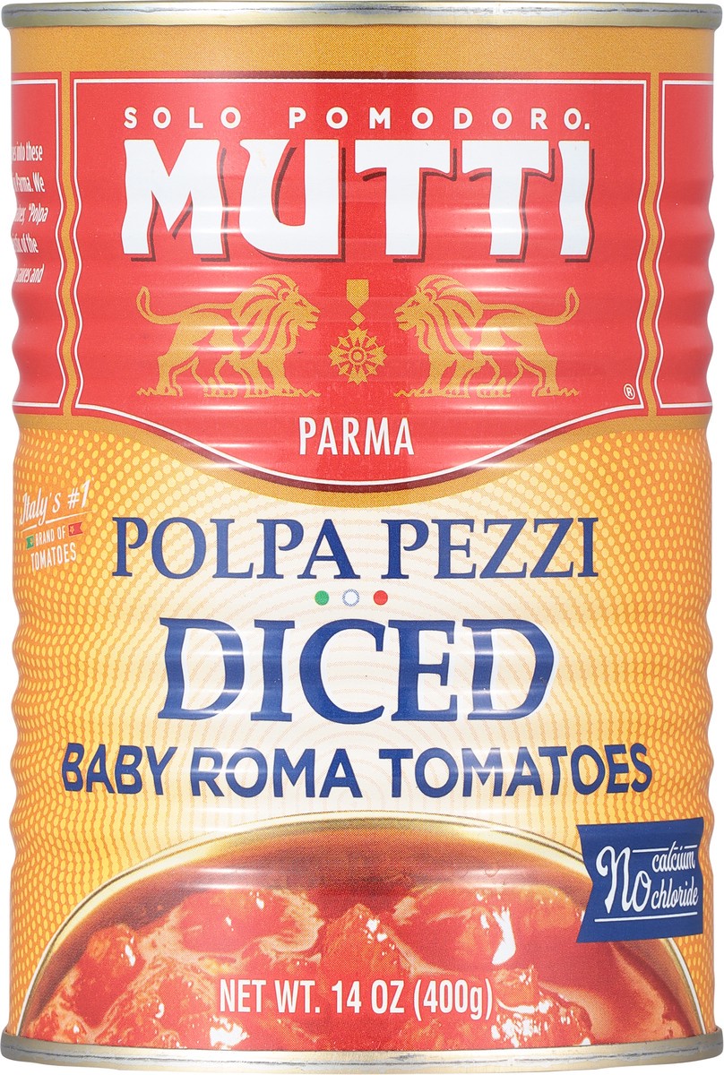 slide 5 of 11, Mutti Diced Baby Roma Tomatoes 14 oz, 