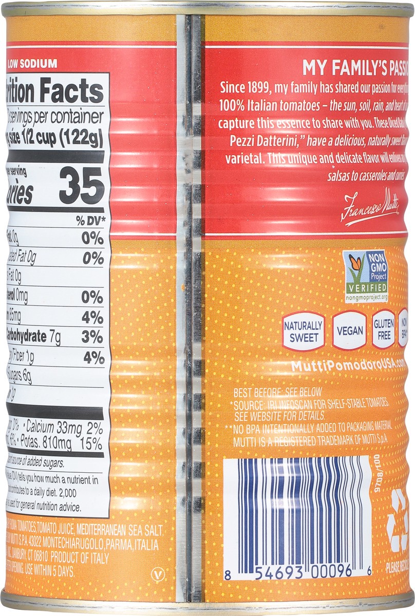 slide 7 of 11, Mutti Diced Baby Roma Tomatoes 14 oz, 