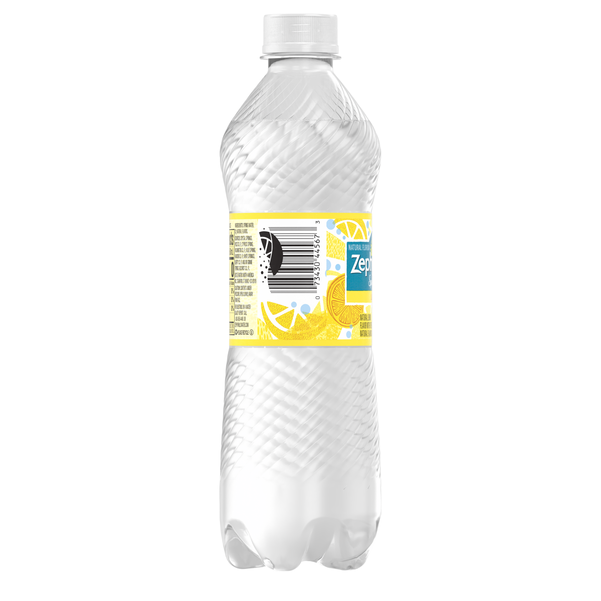 slide 3 of 4, Zephyrhills Sparkling Water, Lively Lemon, 16.9 oz. Bottle, 16.9 fl oz