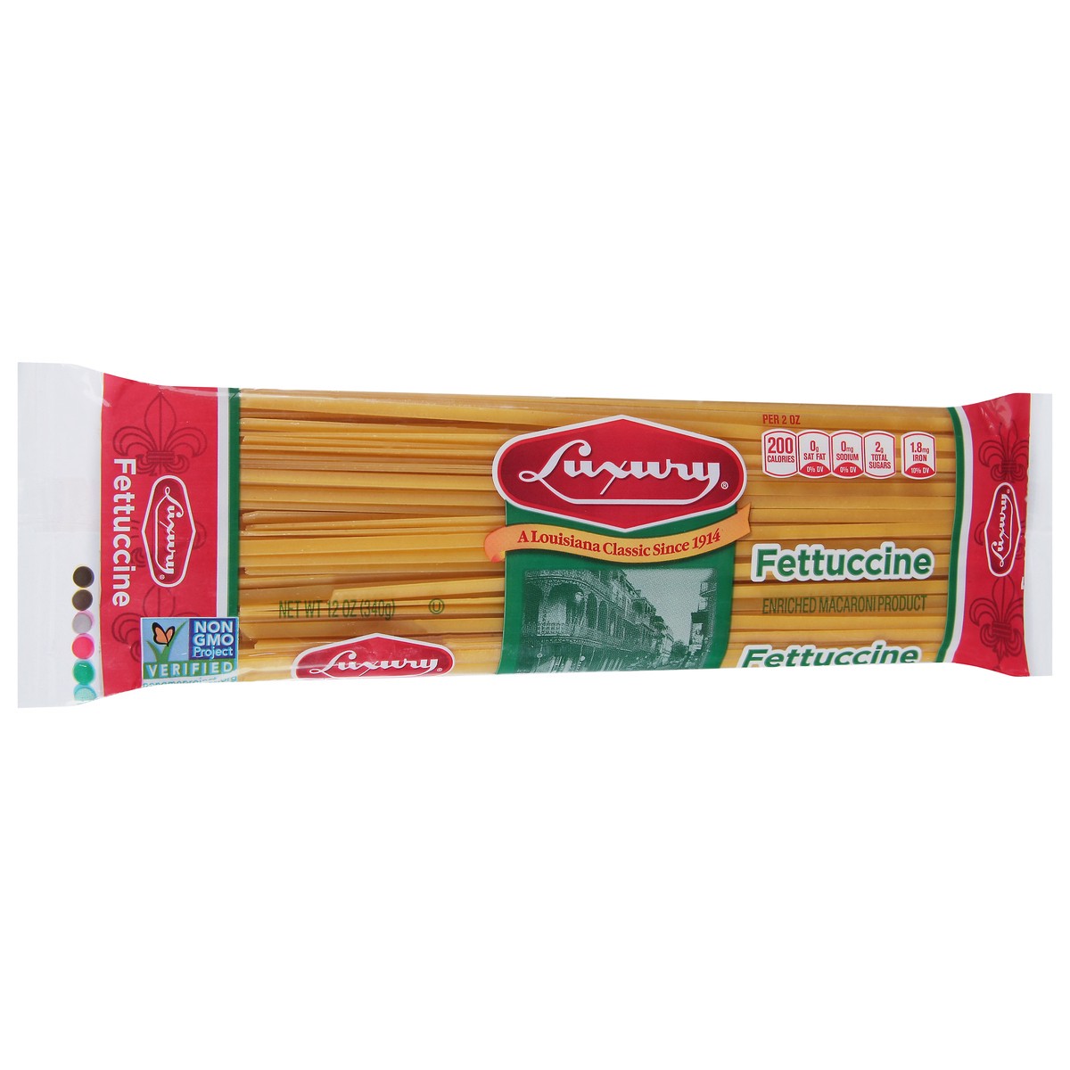slide 5 of 9, Luxury Fettuccine 12 oz, 12 oz