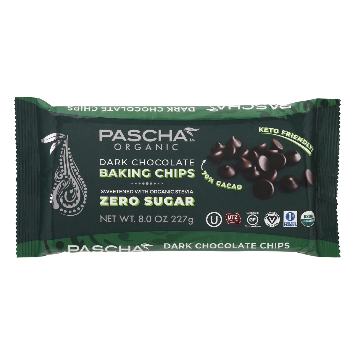 slide 1 of 1, Pascha Baking Chip Og2 Choc Stv, 8 oz