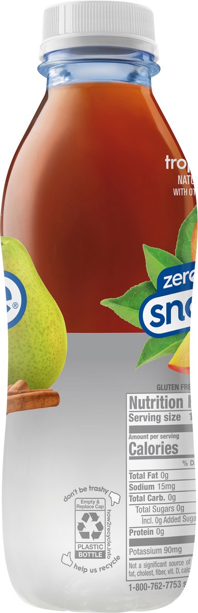 slide 2 of 12, Snapple Zero Sugar Trop-Rocka Tea, recycled plastic bottle - 16 fl oz, 16 fl oz