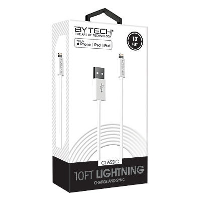 slide 1 of 1, Bytech Heavy Duty MFI Cable, 1 ct